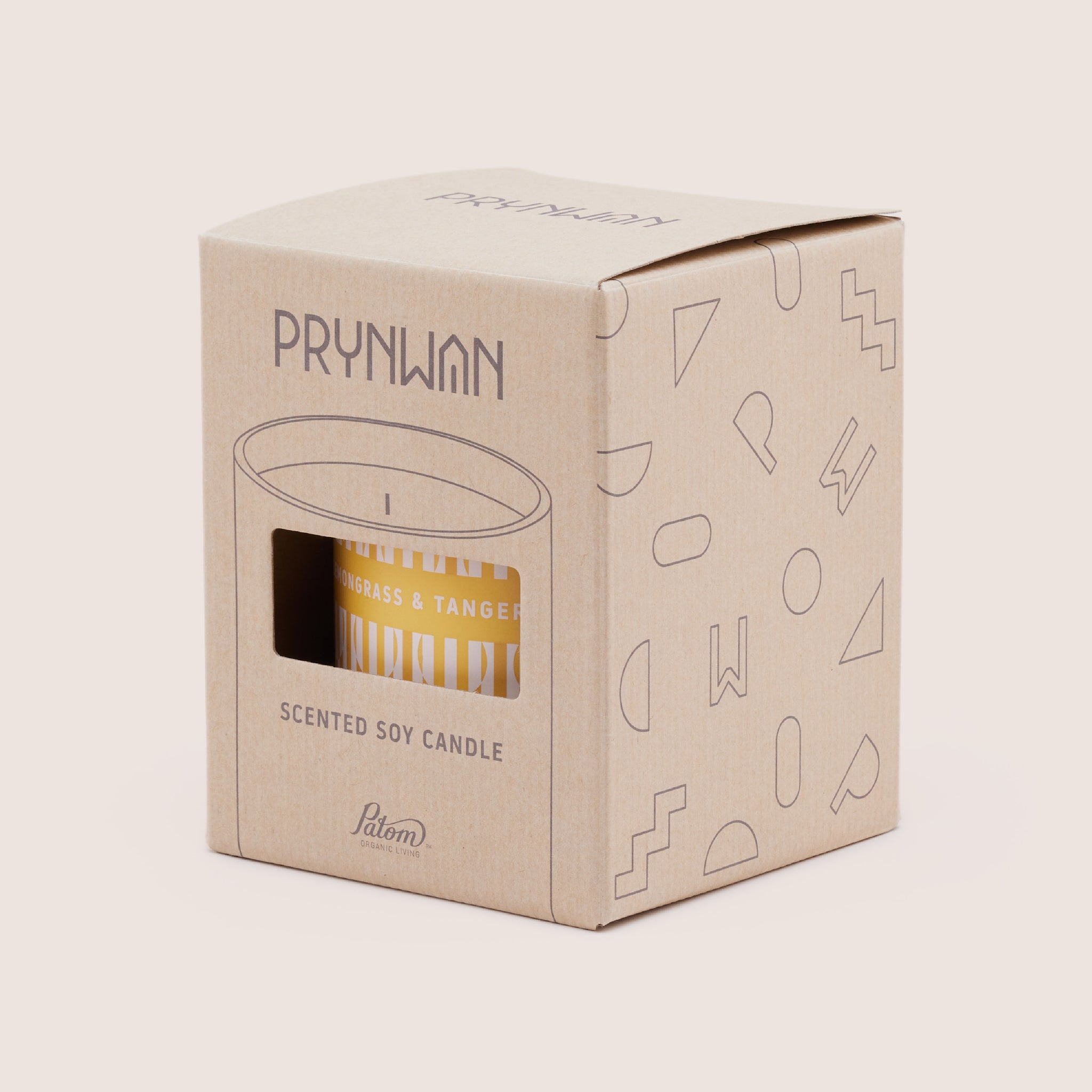 PW X PATOM Lemongrass Tangerine Aroma Candles | เทียนหอมอโรมา กลิ่นตะไคร้และส้มแทงเจอรีน