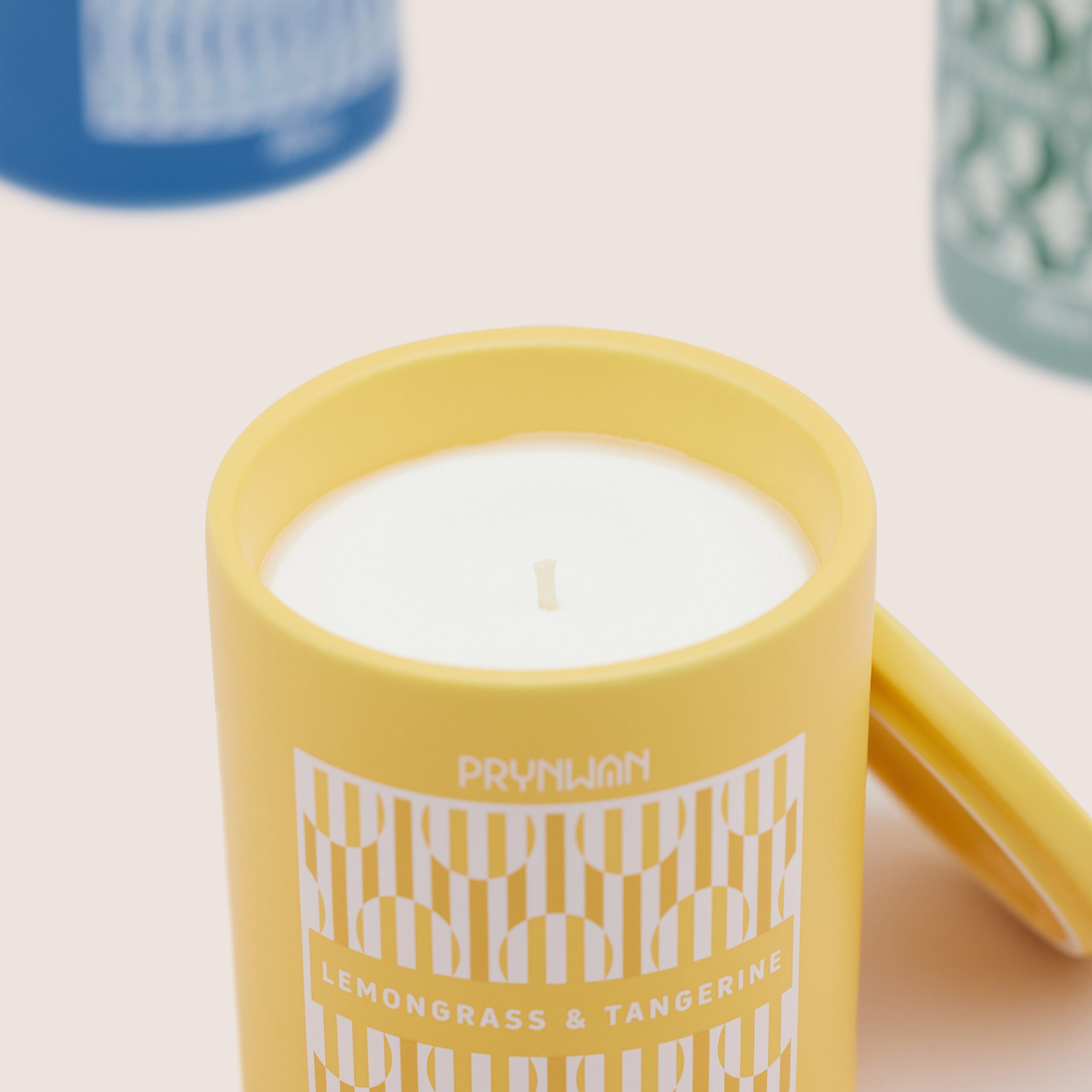 PW X PATOM Lemongrass Tangerine Aroma Candles | เทียนหอมอโรมา กลิ่นตะไคร้และส้มแทงเจอรีน