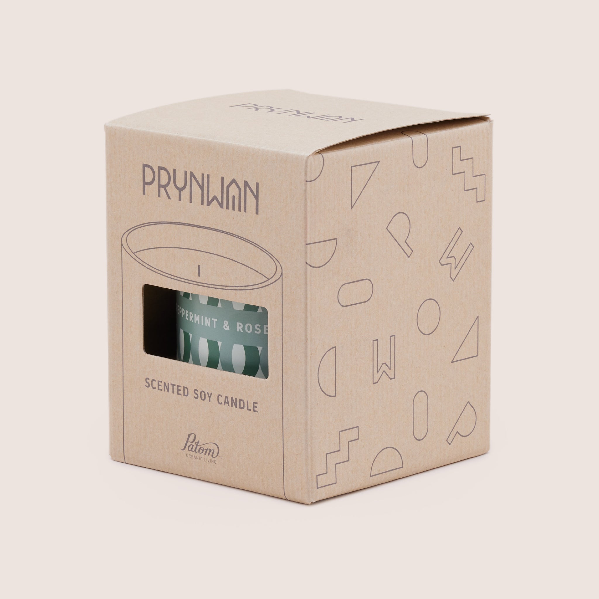 PW X PATOM Peppermint Rosemary Aroma Candles | เทียนหอมอโรมา กลิ่นเปปเปอร์มินต์และโรสแมรี่