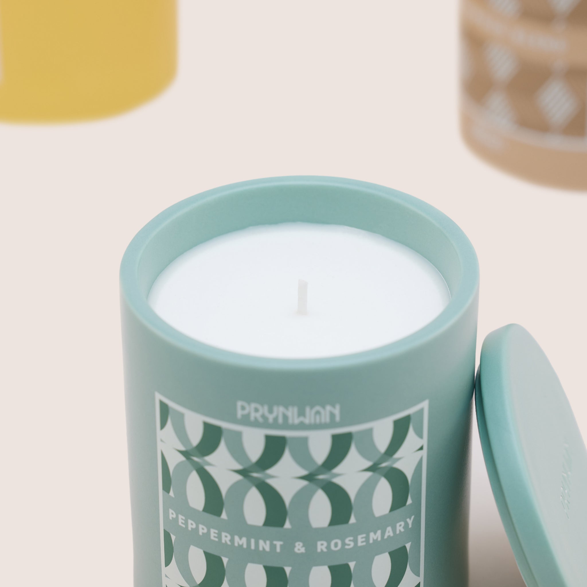 PW X PATOM Peppermint Rosemary Aroma Candles | เทียนหอมอโรมา กลิ่นเปปเปอร์มินต์และโรสแมรี่