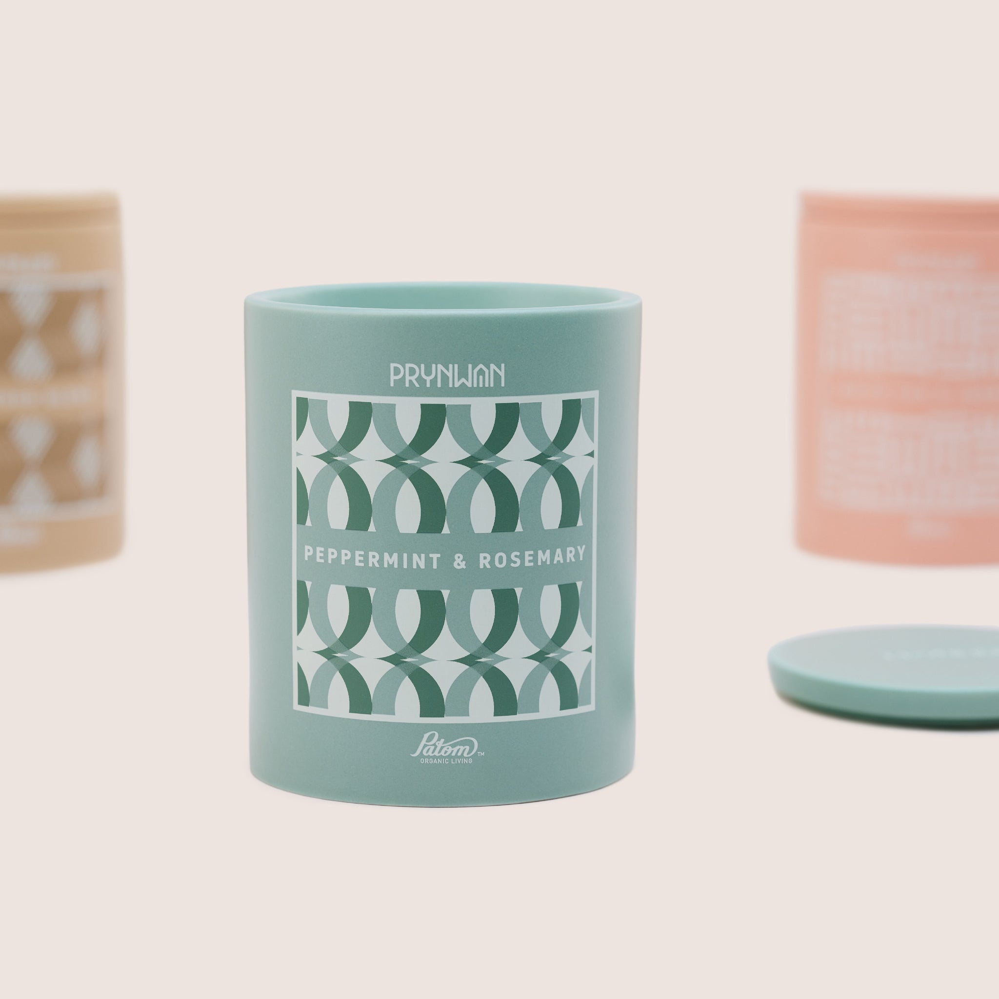 PW X PATOM Peppermint Rosemary Aroma Candles | เทียนหอมอโรมา กลิ่นเปปเปอร์มินต์และโรสแมรี่