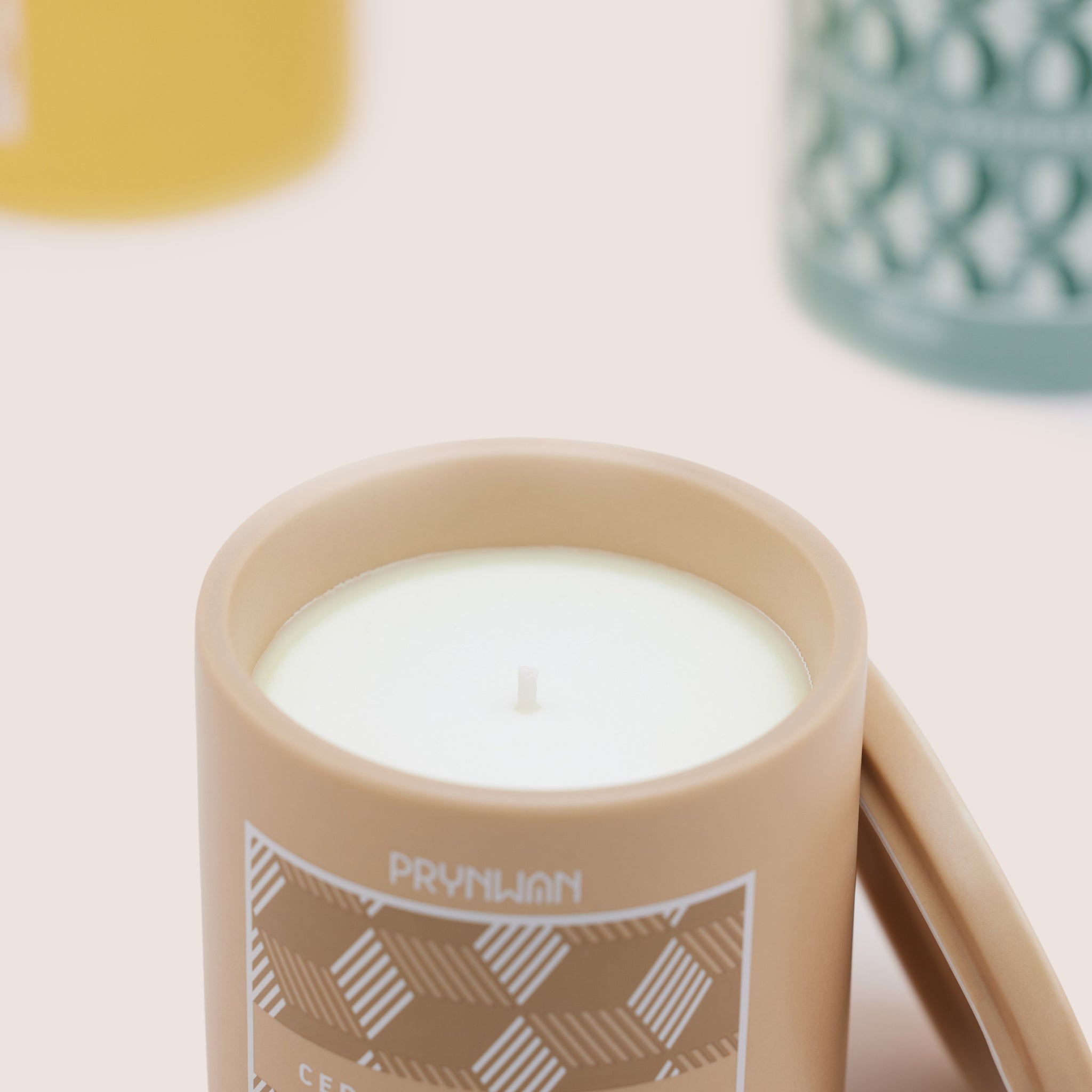 PW X PATOM Cedarwood Blend Aroma Candles | เทียนหอมอโรมา กลิ่นไม้ซีดาร์