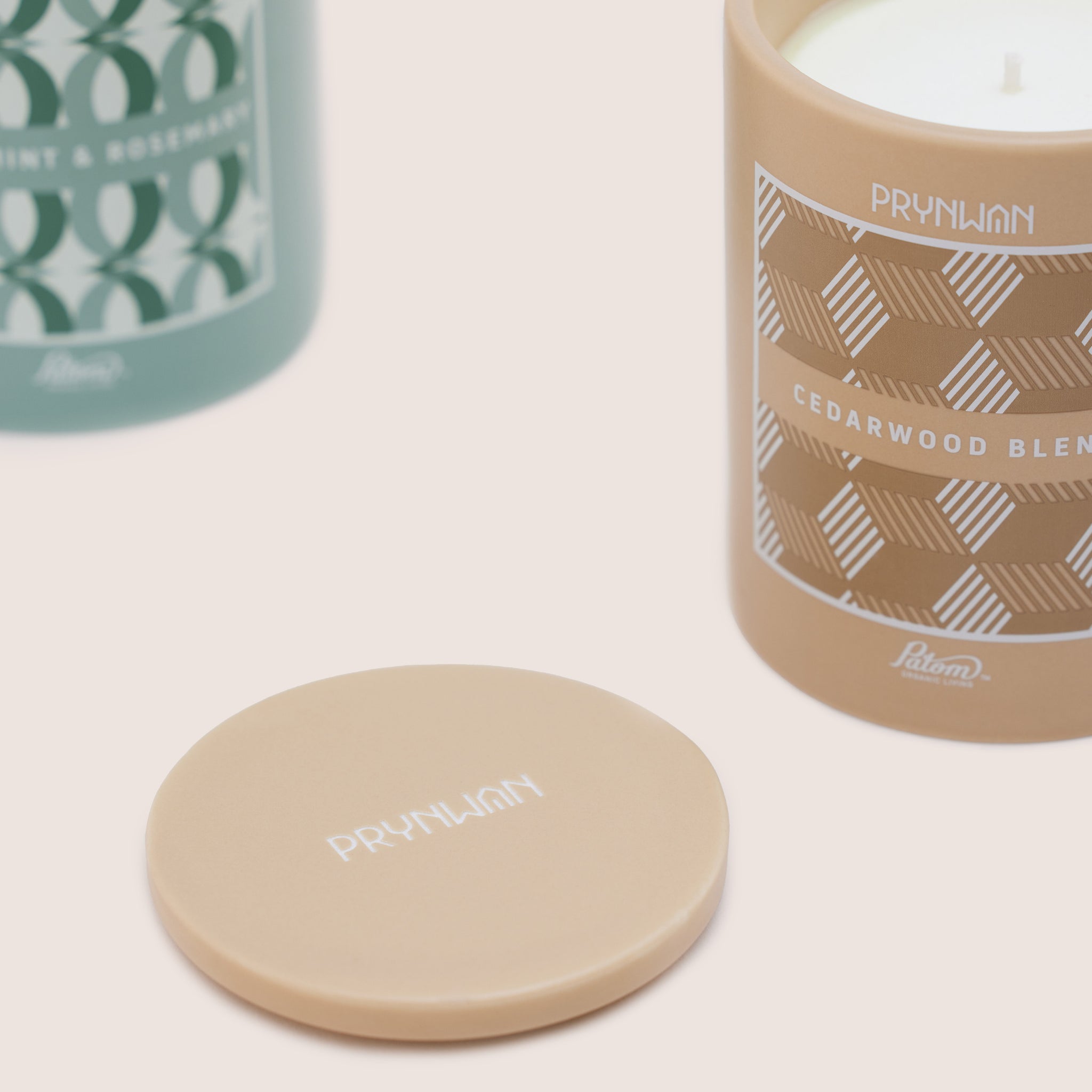 PW X PATOM Cedarwood Blend Aroma Candles | เทียนหอมอโรมา กลิ่นไม้ซีดาร์