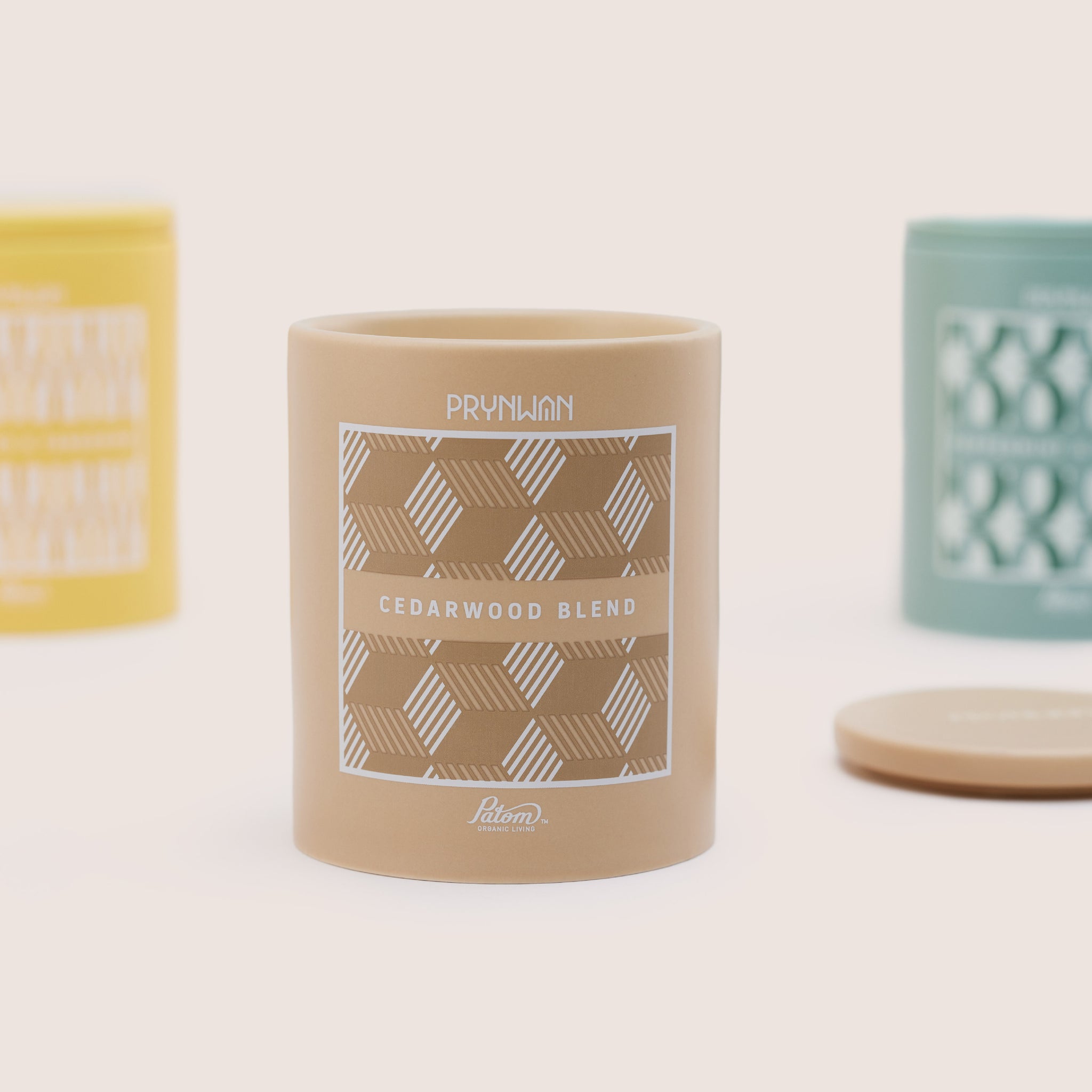 PW X PATOM Cedarwood Blend Aroma Candles | เทียนหอมอโรมา กลิ่นไม้ซีดาร์