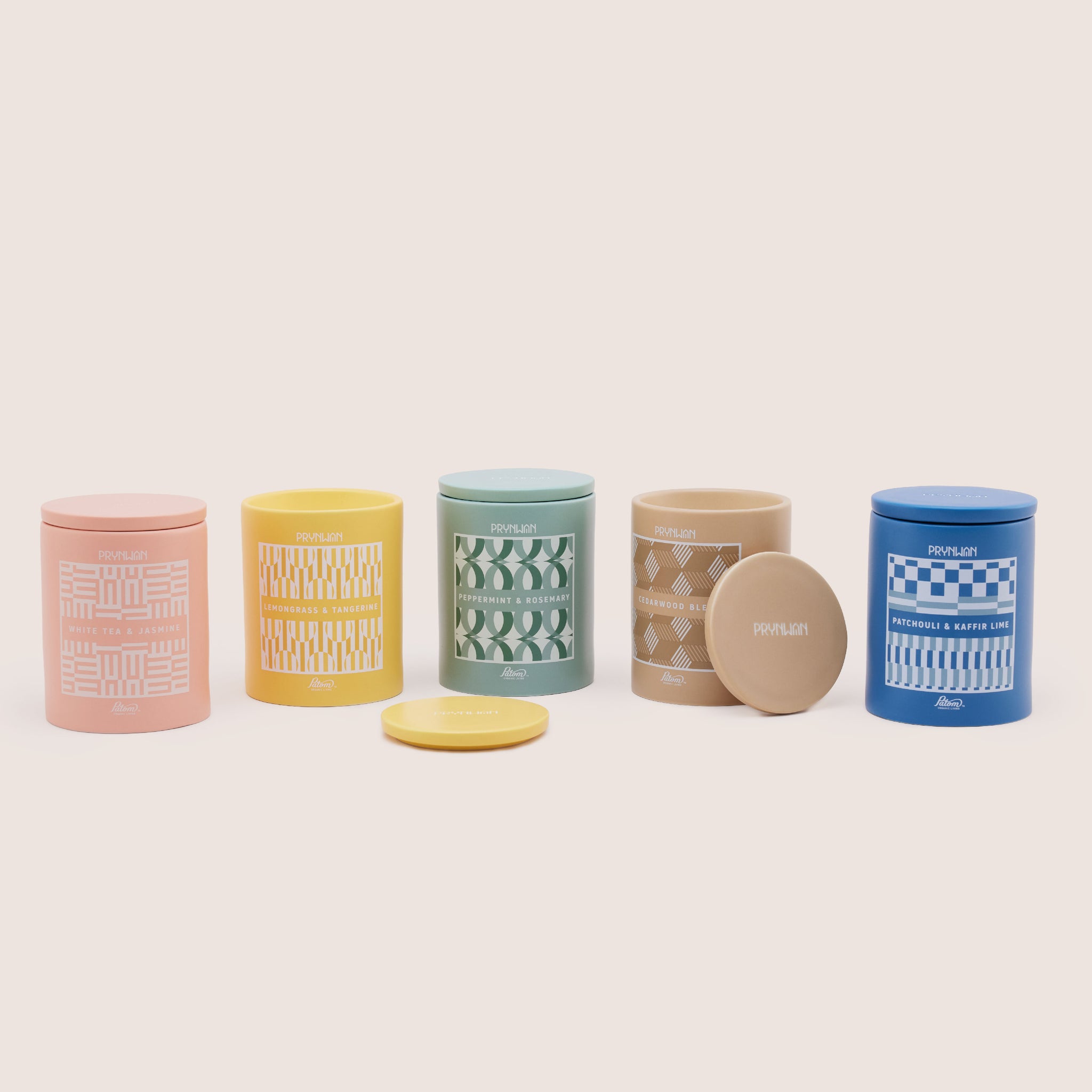 PW X PATOM Lemongrass Tangerine Aroma Candles | เทียนหอมอโรมา กลิ่นตะไคร้และส้มแทงเจอรีน