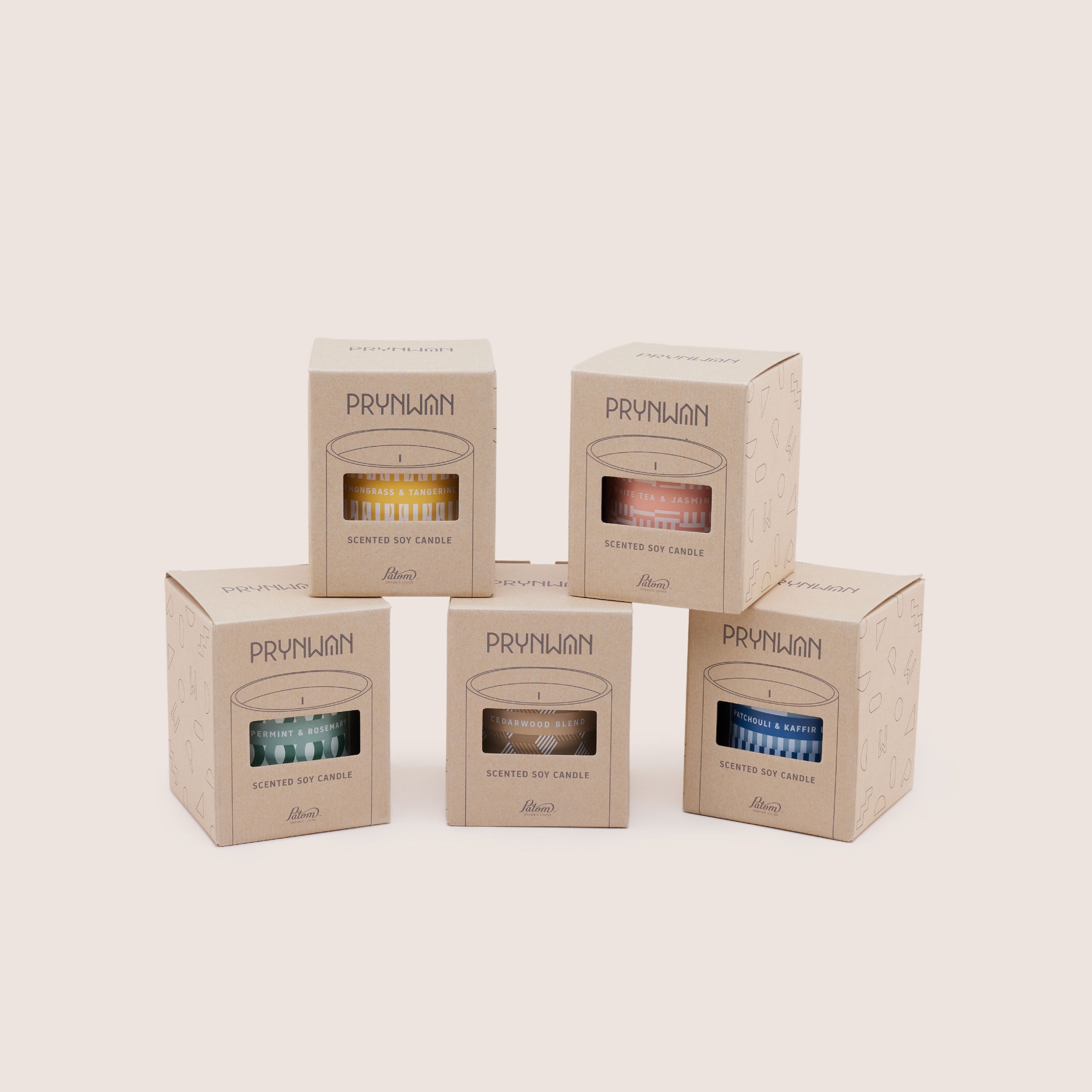 PW X PATOM Lemongrass Tangerine Aroma Candles | เทียนหอมอโรมา กลิ่นตะไคร้และส้มแทงเจอรีน