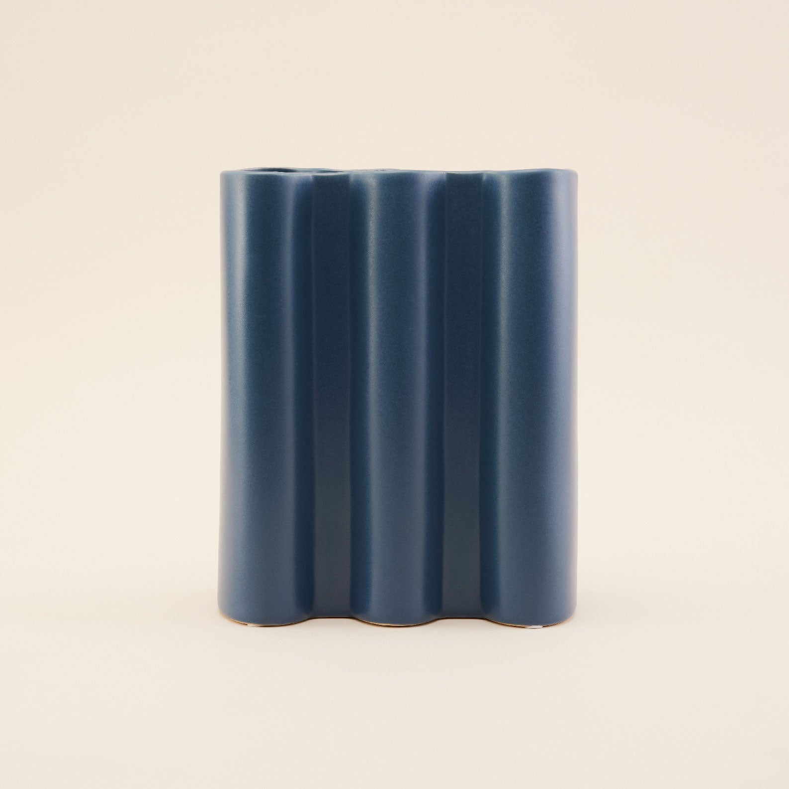 Dark Blue Puzzle Ceramic Vase | แจกัน เซรามิก