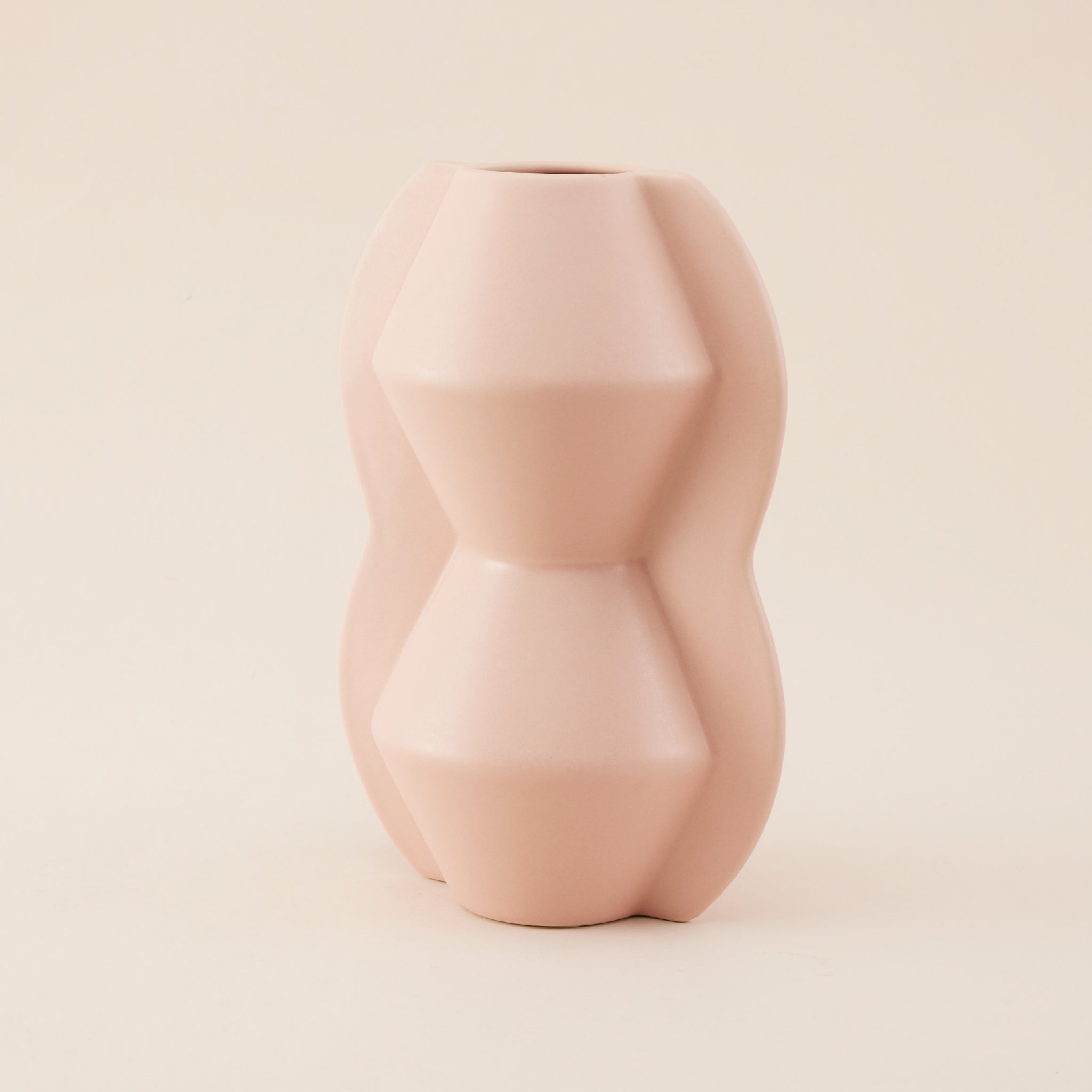 Hourglass Ceramic Vase | แจกัน