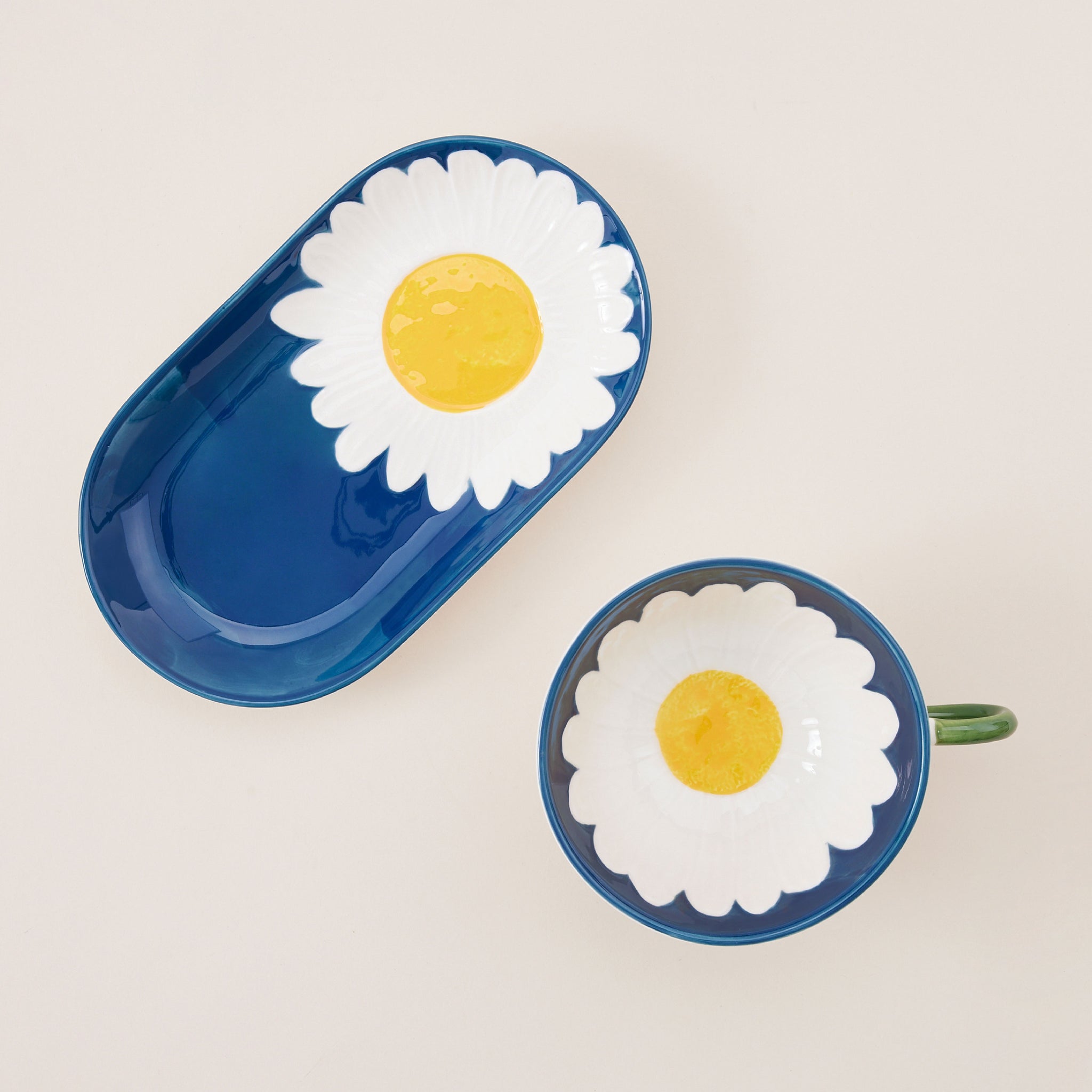 Daisy Breakfast Cup & Dish | ชุดถ้วยเซรามิก พร้อมจานรอง