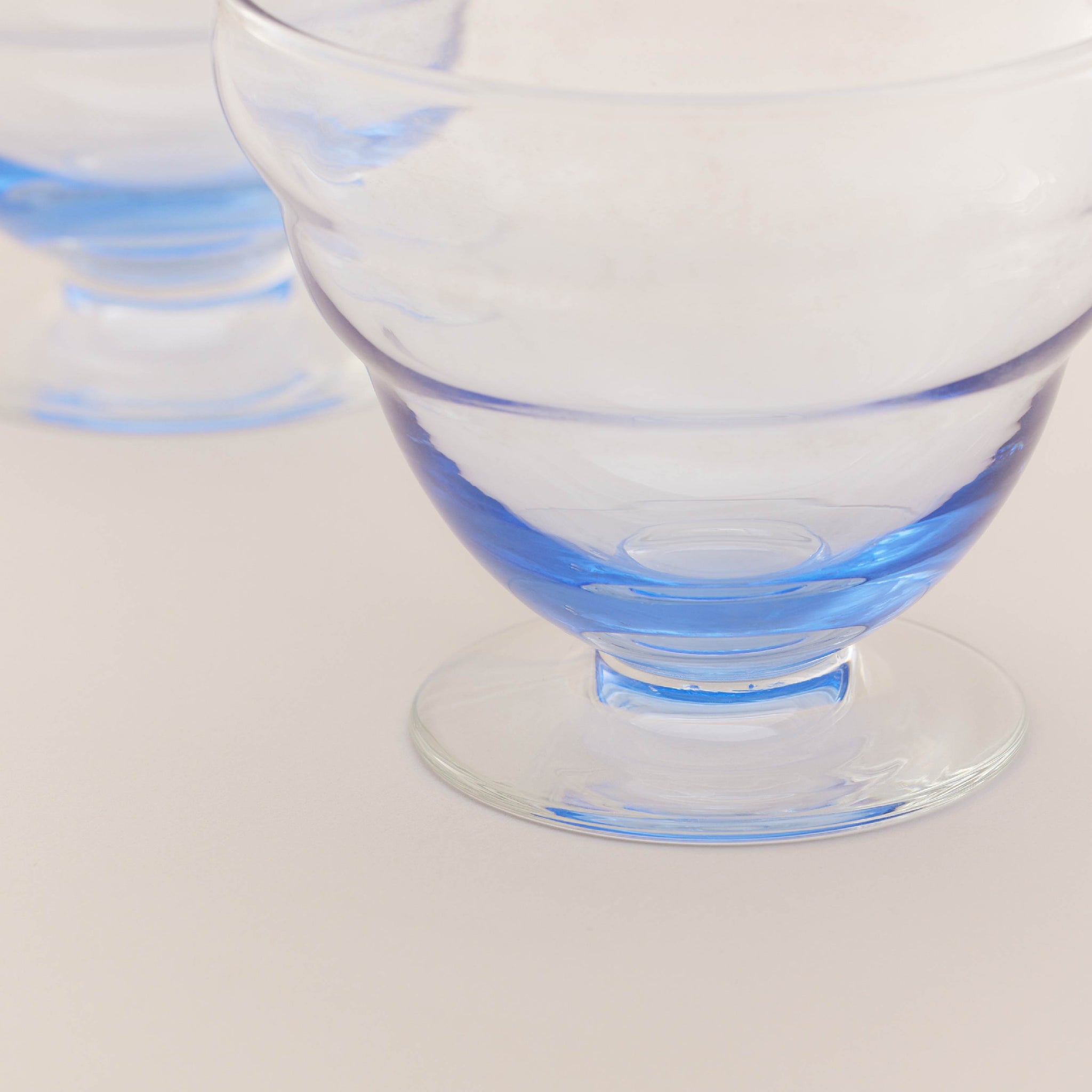 Eastern Glass Blue Drinking Glass Set of 2 | ชุดแก้วน้ำดื่ม