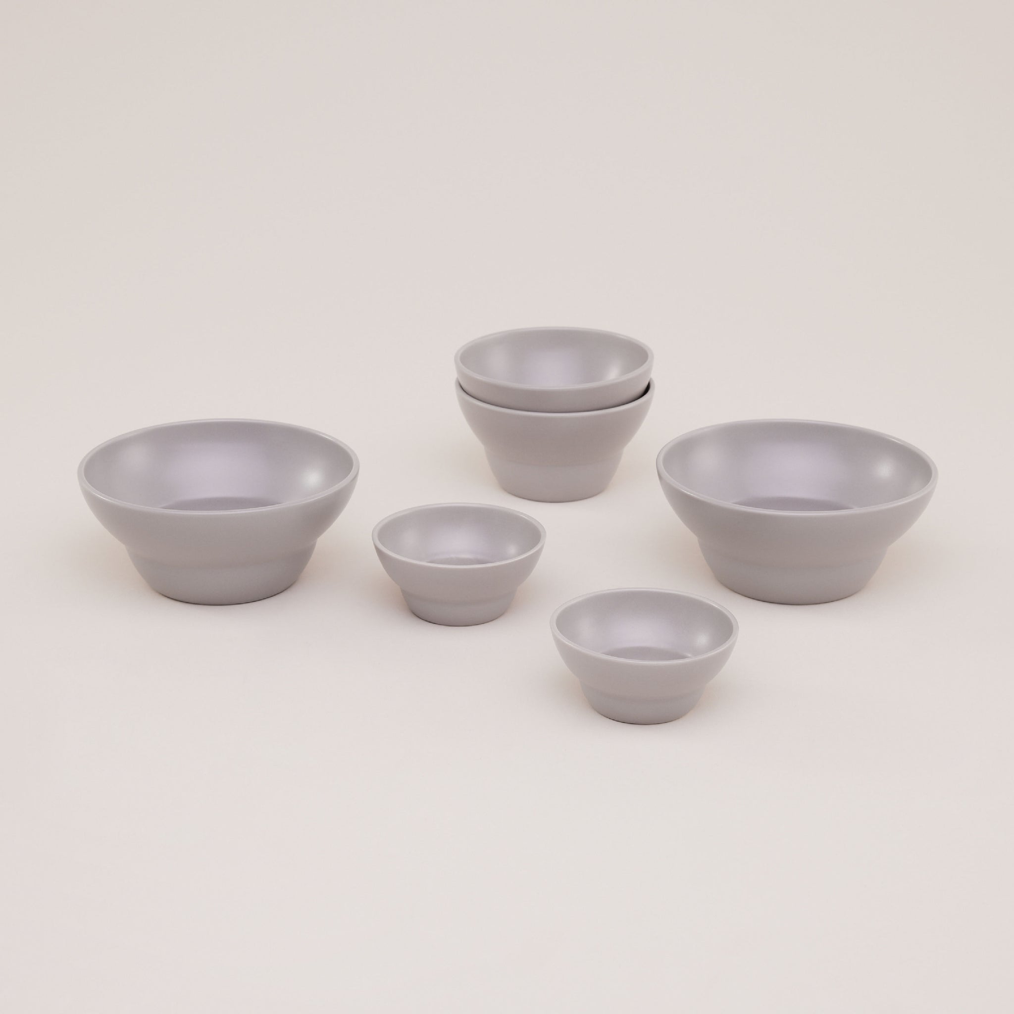 Bowlbowl Light Grey Vintage Dinnerware Set for 2 | ชุดภาชนะใส่อาหาร