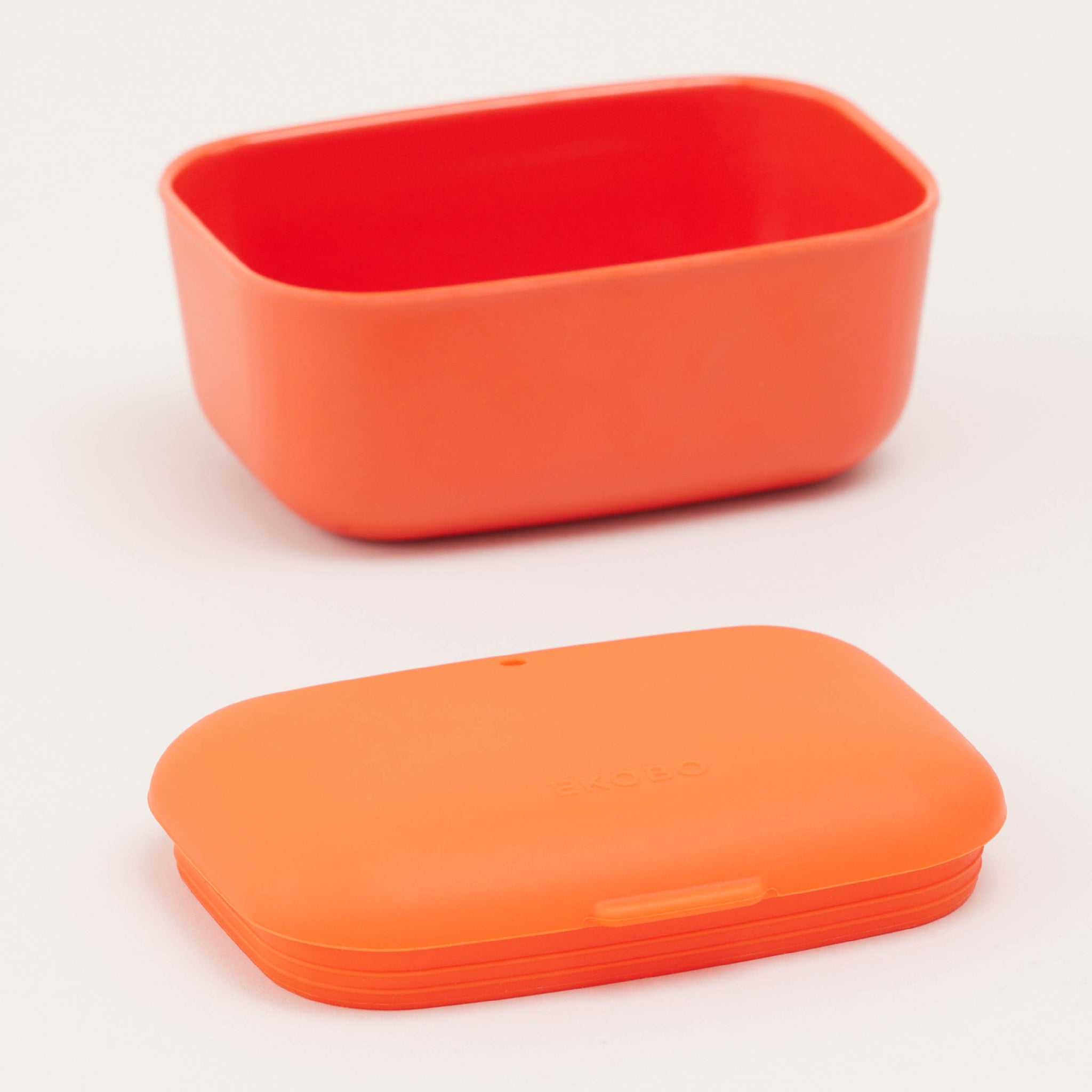 Ekobo Dark Orange Go Container Store & Go with Lid | กล่องอาหาร มีฝาปิด