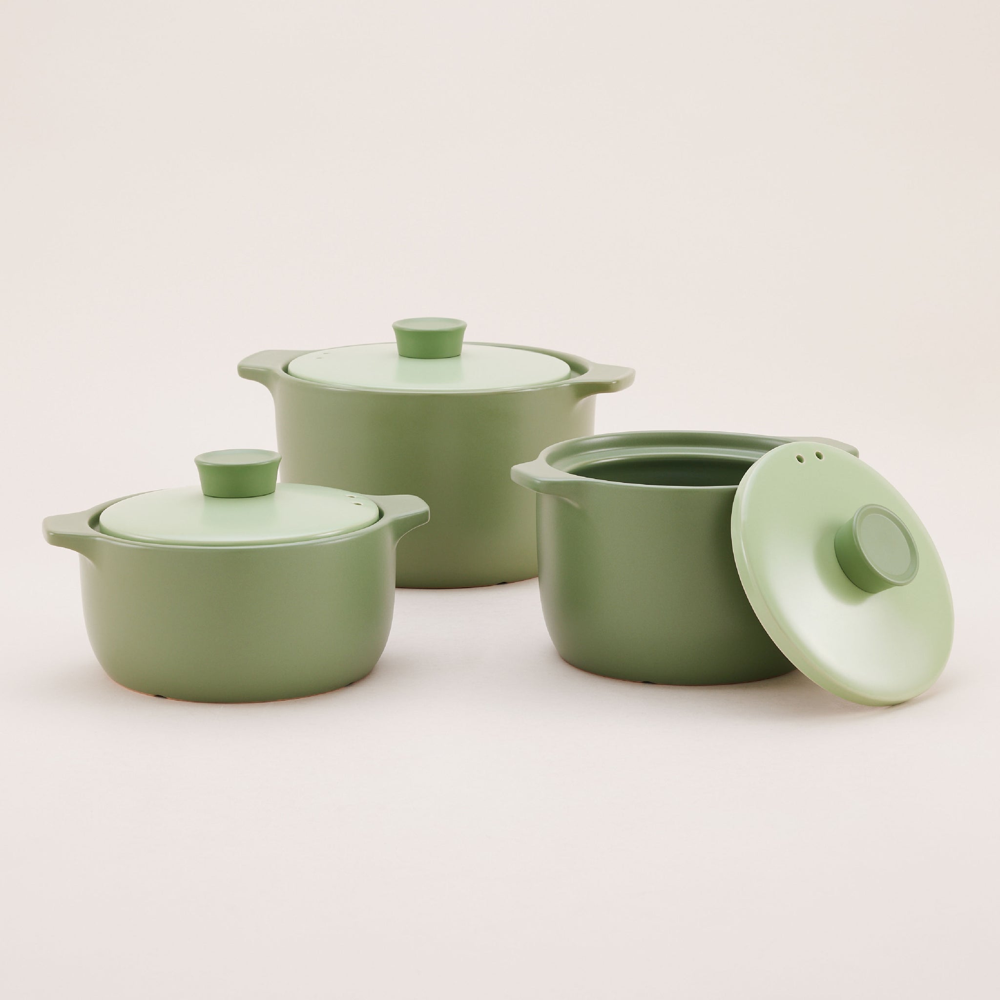 Green Cooking Pot With Lid | หม้อพร้อมฝาปิด