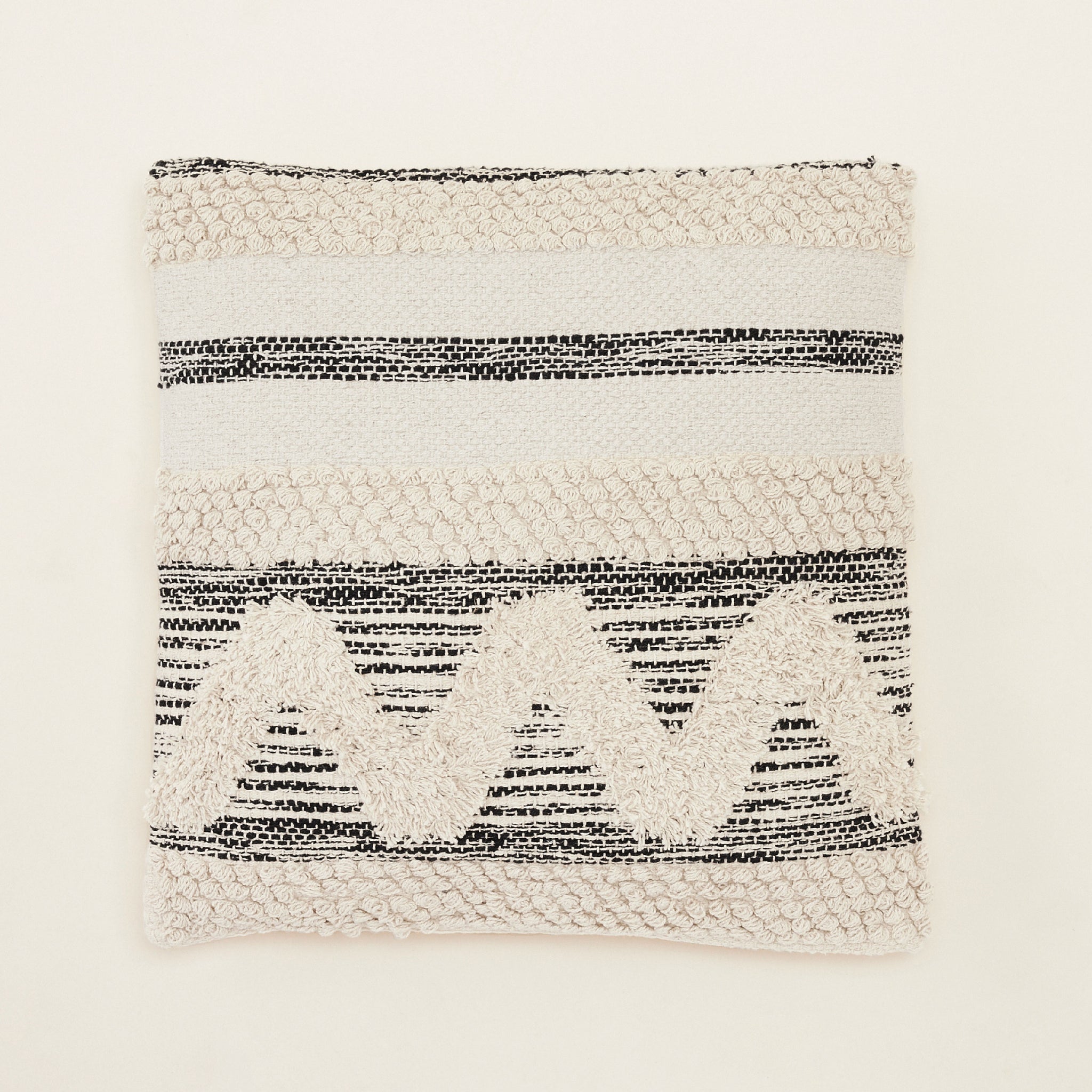 Light Beige Hand-Woven Cushion | หมอนอิง ทอมือ