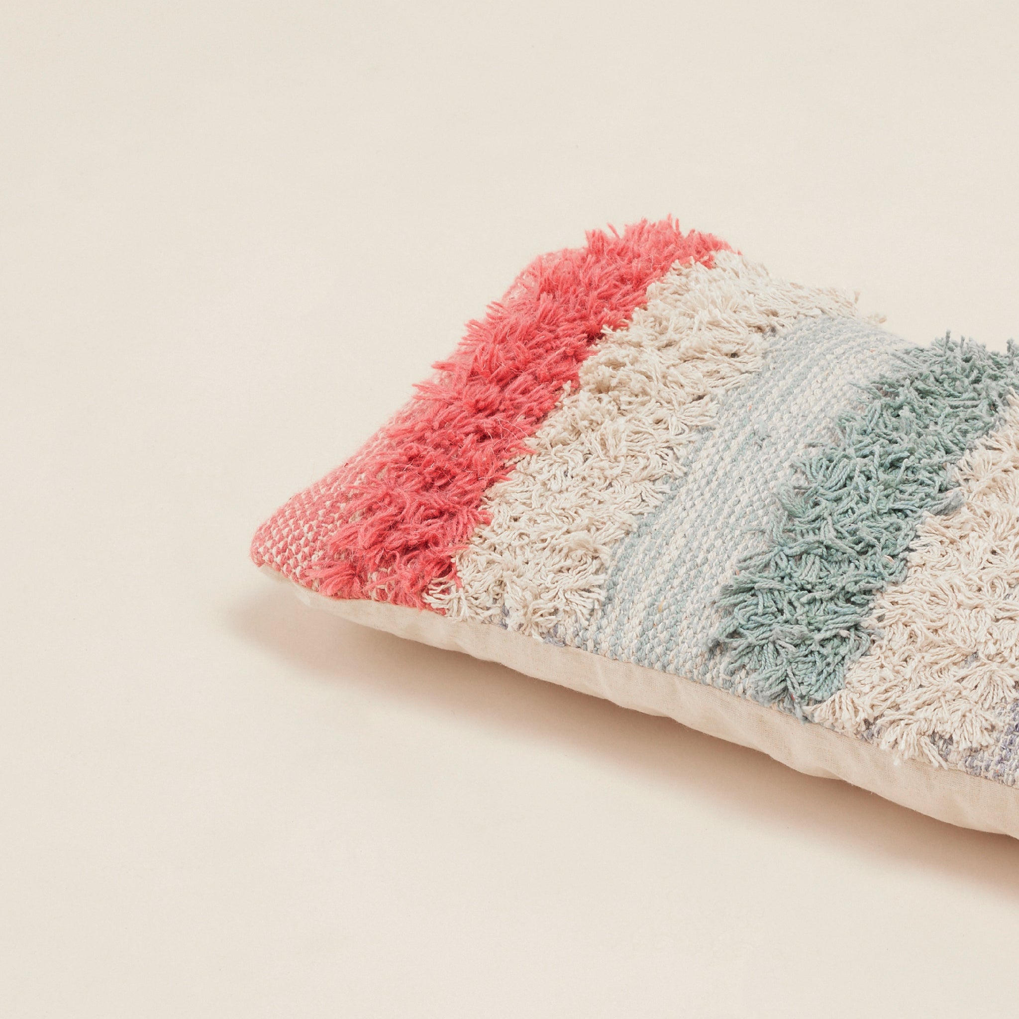 Multi Colours Hand-Woven Cotton Cushion | หมอนอิง ผ้าทอมือ