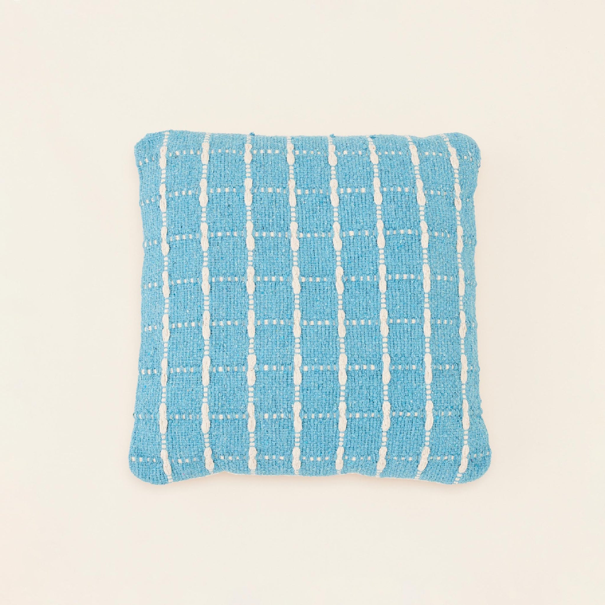 Blue Hand-Woven Cotton Cushion | หมอนอิงพร้อมปลอก