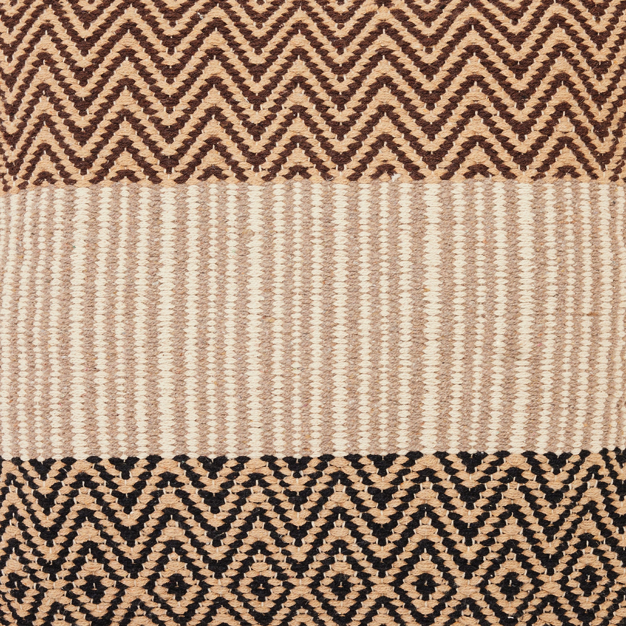 Brown Hand-Woven Cotton Cushion | หมอนอิงพร้อมปลอก