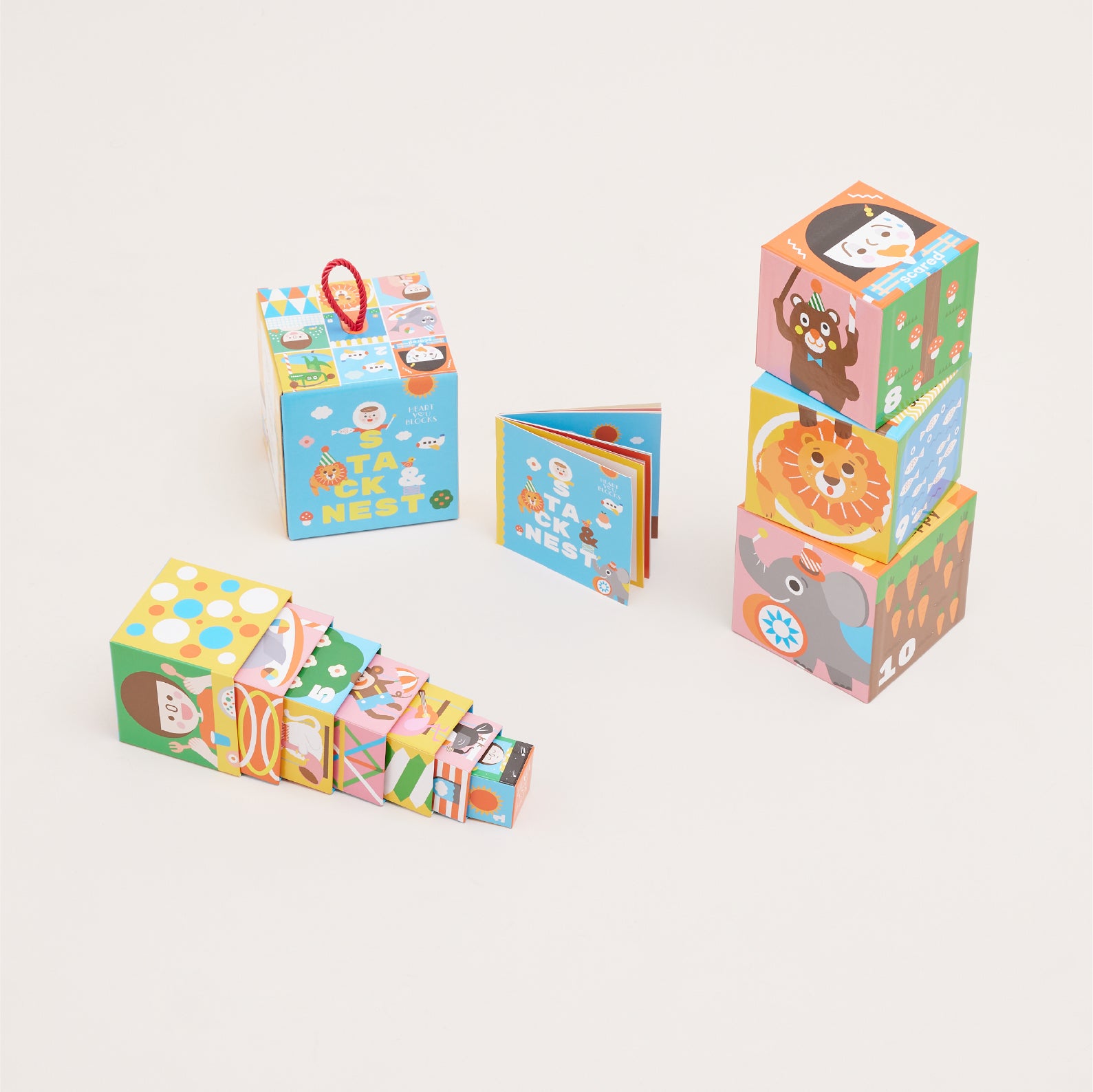 Playville Stacking Box | ของเล่นเด็ก เสริมพัฒนาการ เรียงกล่องกระดาษ