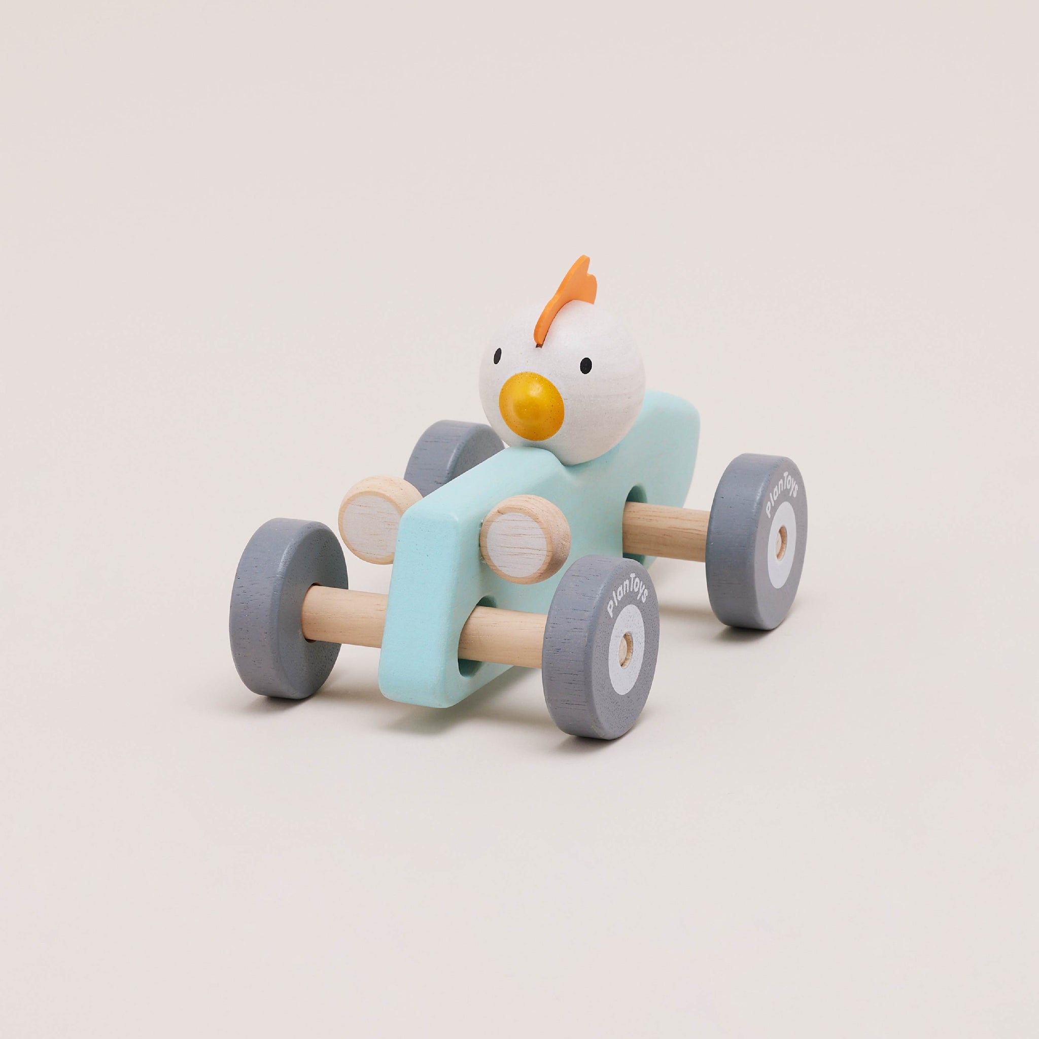 Plantoys Chicken Racing Car | ของเล่นไม้ รถแข่งรูปไก่