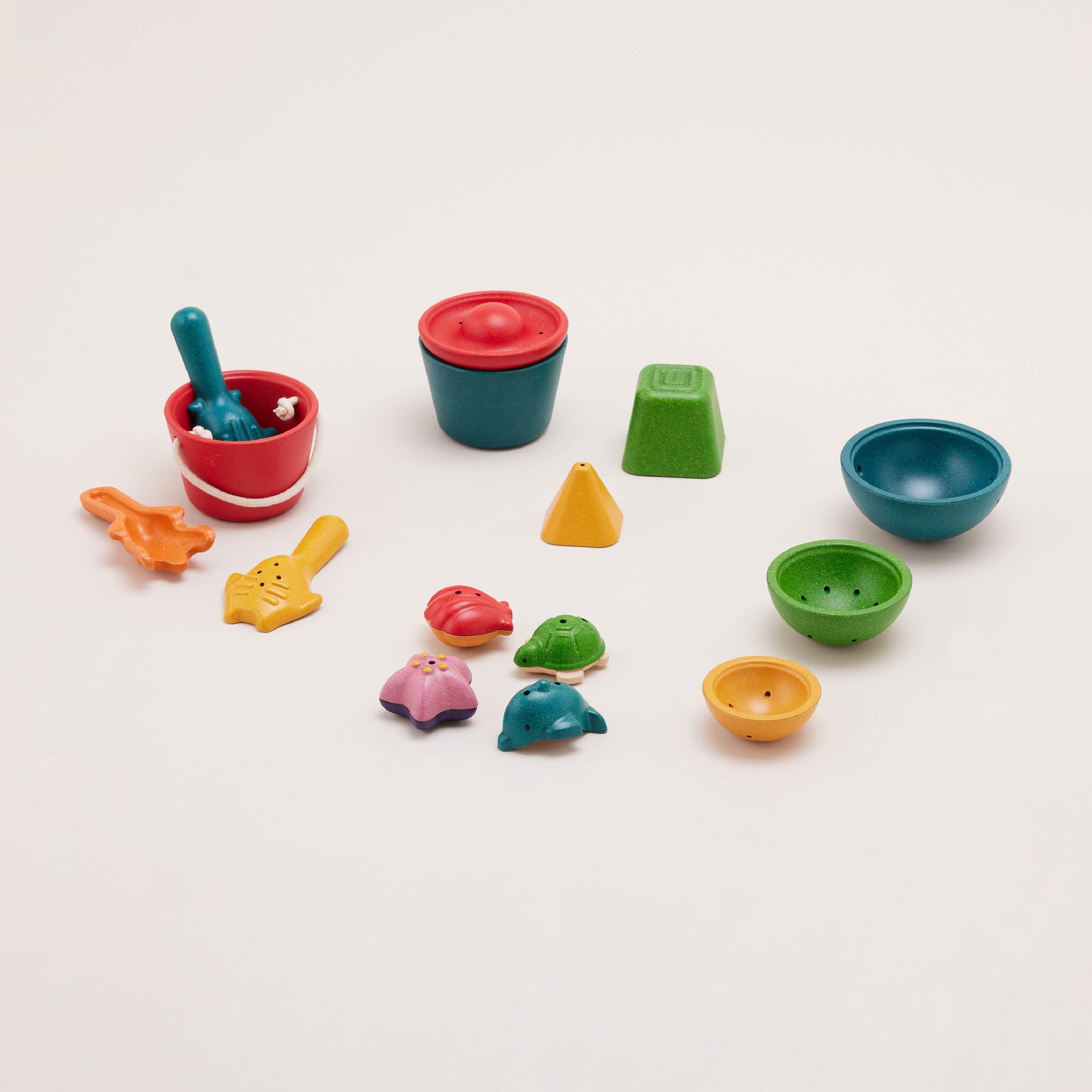 Plantoys Fountain Bowl Set | ของเล่นไม้ ชุดสร้างน้ำพุ