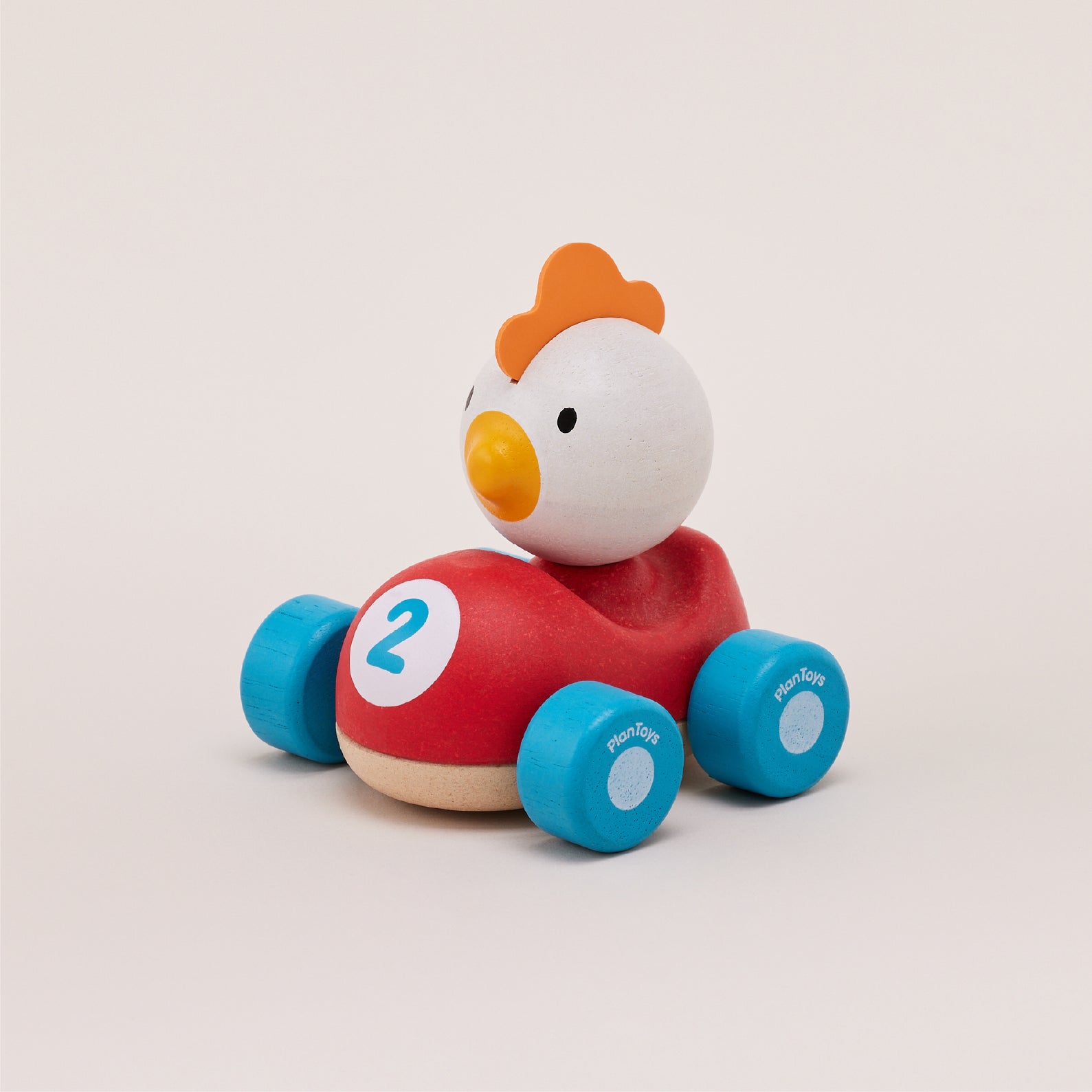 Plantoys Chicken Racer |  | ของเล่นไม้ รถแข่งกุ๊กไก่