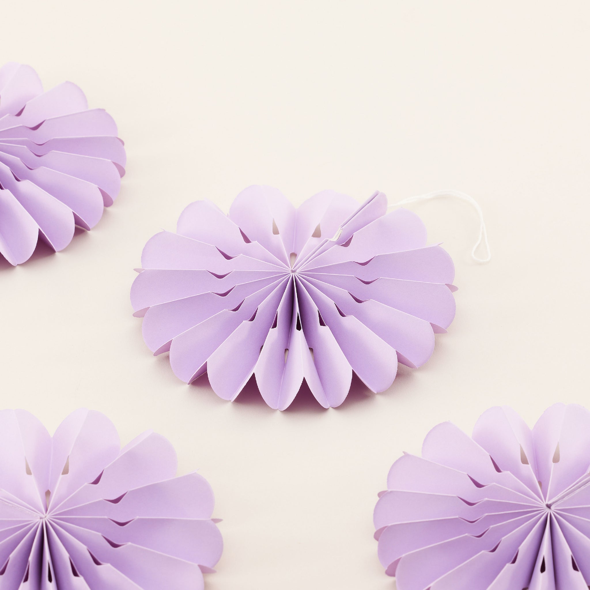 Purple Flower Hanging Ornament Set | ของตกแต่ง ต้นคริสต์มาส