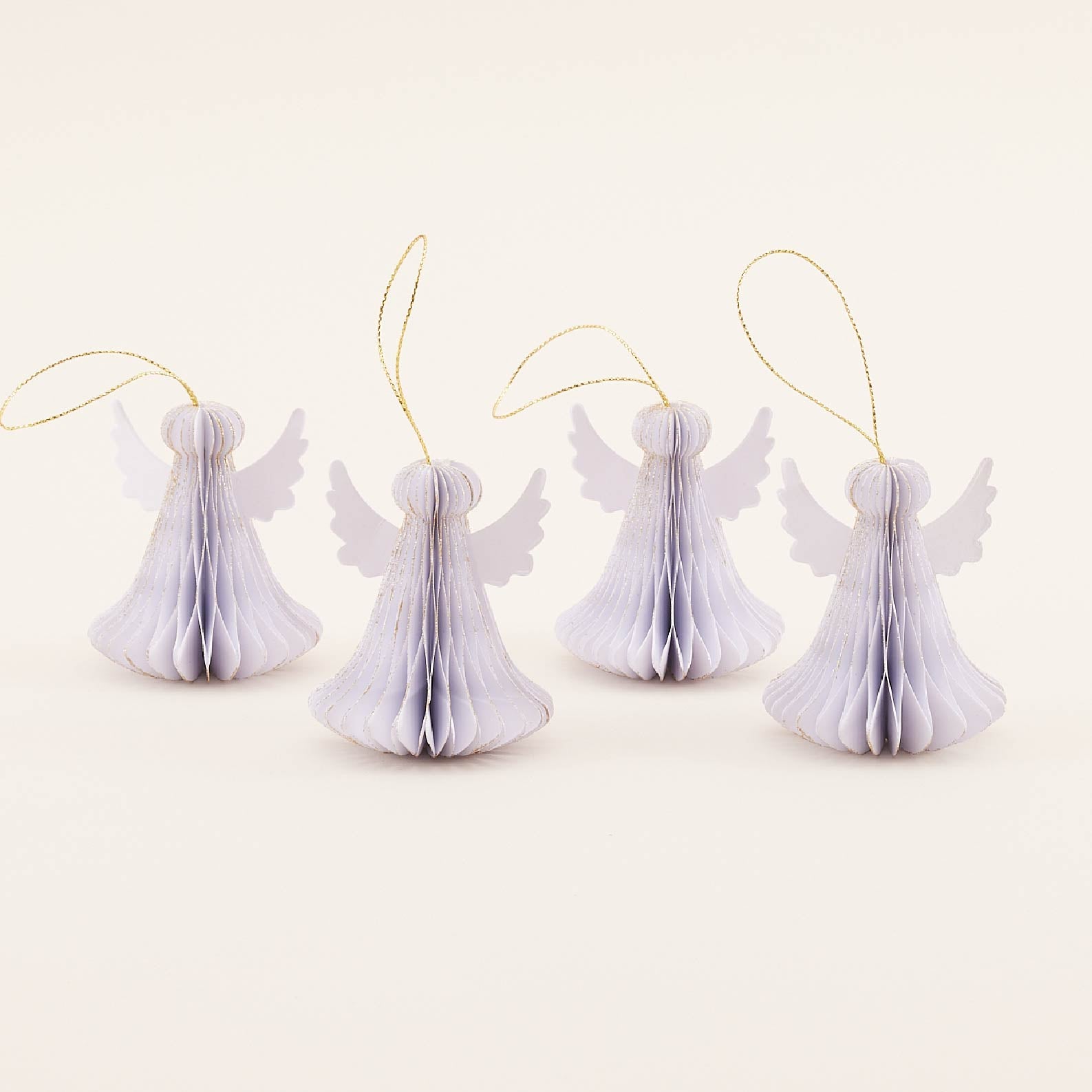 White Angel Hanging Ornament Set | ของตกแต่ง ต้นคริสต์มาส